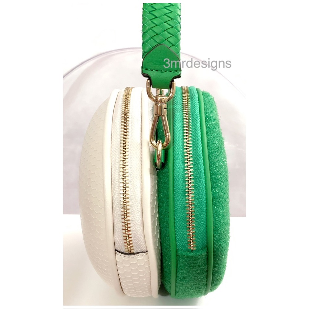 NWT Kate Spade ♠️ TEE TIME Textured Leather 3D Golf Ball Purse/Crossbody Bag - Picture 9 of 15